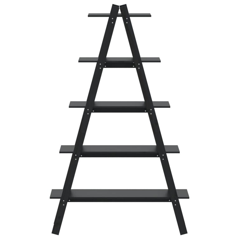 Opbergek 5-laags A-vorm 110x40x180,5 cm massief grenenhout MeubelReus