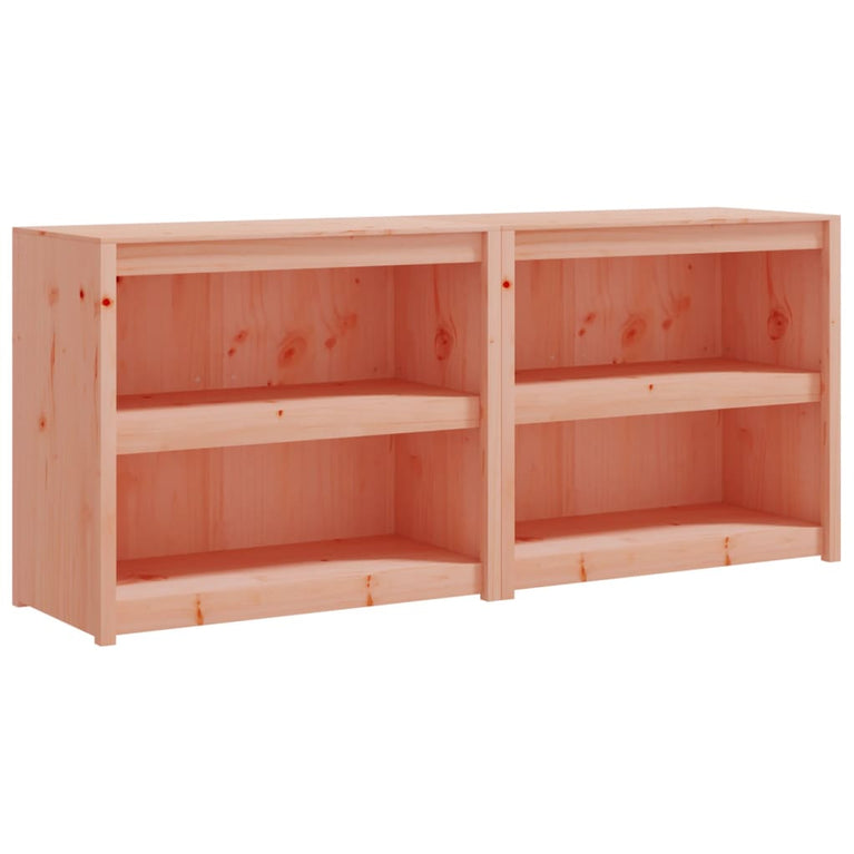 Keukenkasten voor buiten 2 st massief douglashout