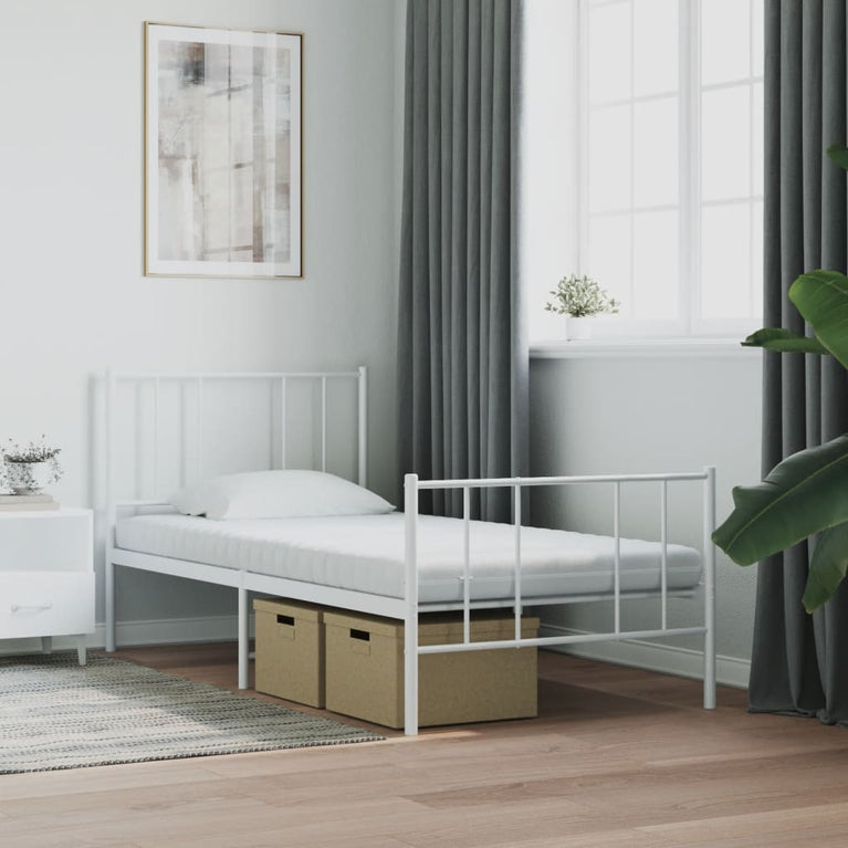 Schuimmatrassen 2 st 7 zones hardheid 20 ILD 80x200 cm wit