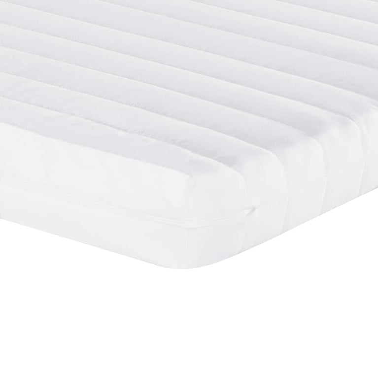 Schuimmatrassen 2 st 7 zones hardheid 20 ILD 90x200 cm wit