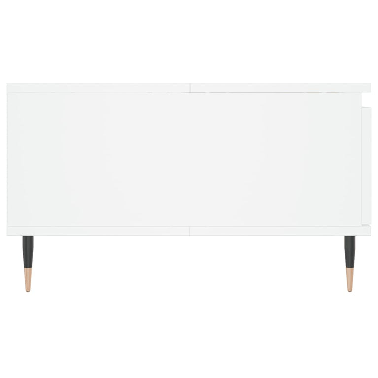 Salontafel 90x60x35 cm bewerkt hout wit MeubelReus
