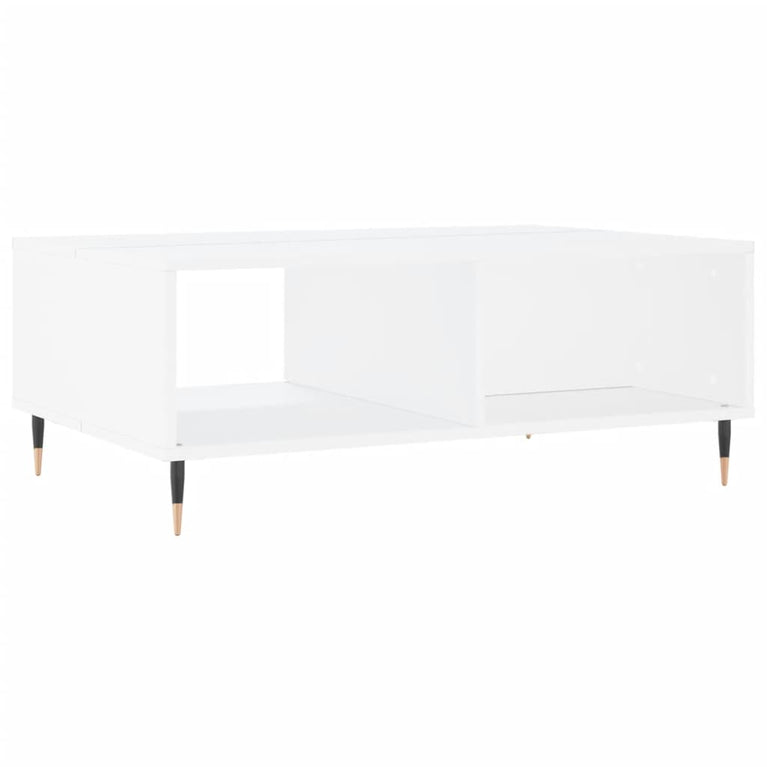 Salontafel 90x60x35 cm bewerkt hout wit MeubelReus