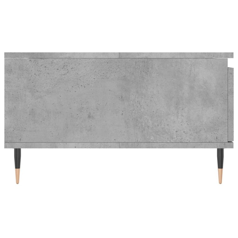 Salontafel 90x60x35 cm bewerkt hout betongrijs MeubelReus