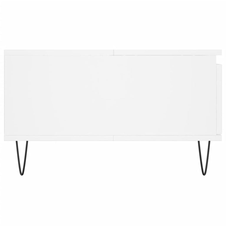 Salontafel 90x60x35 cm bewerkt hout wit MeubelReus