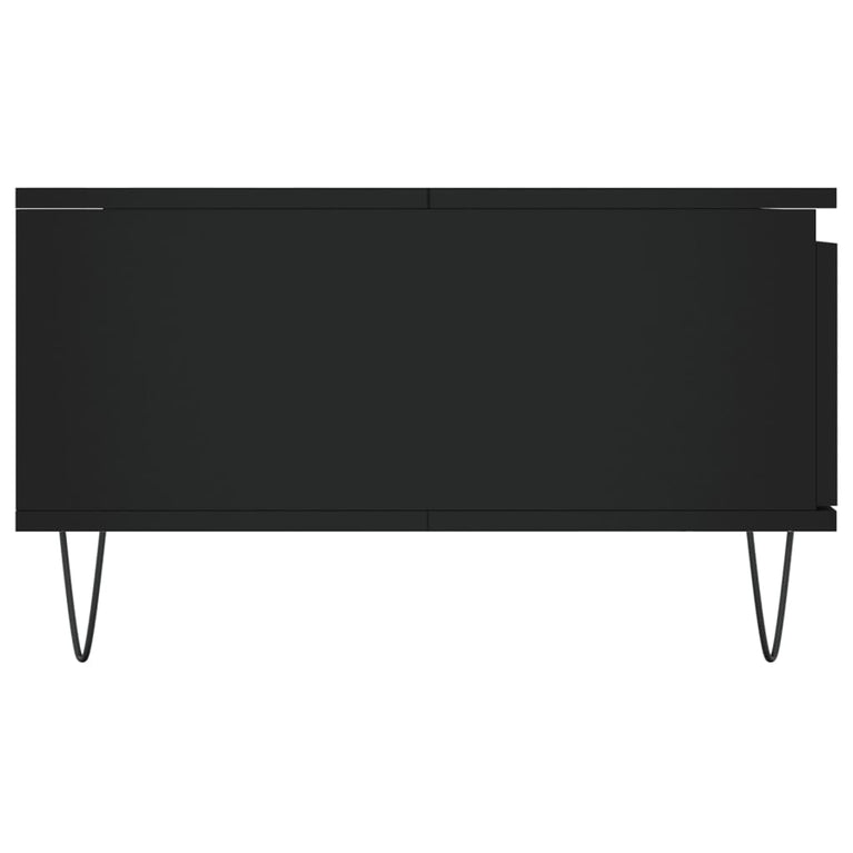 Salontafel 90x60x35 cm bewerkt hout zwart MeubelReus