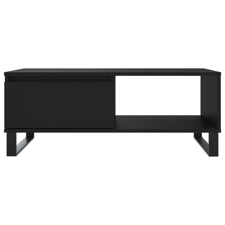 Salontafel 90x60x35 cm bewerkt hout zwart MeubelReus
