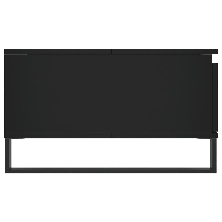 Salontafel 90x60x35 cm bewerkt hout zwart MeubelReus