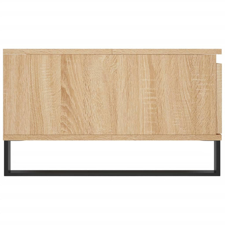 Salontafel 90x60x35 cm bewerkt hout sonoma eikenkleurig MeubelReus