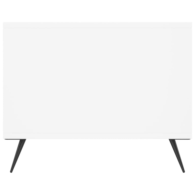 Salontafel 90x50x40 cm bewerkt hout wit MeubelReus