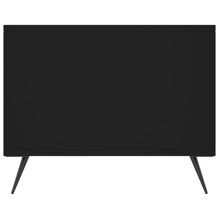 Salontafel 90x50x40 cm bewerkt hout zwart MeubelReus