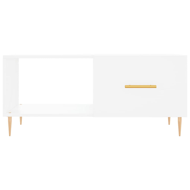 Salontafel 90x50x40 cm bewerkt hout wit MeubelReus