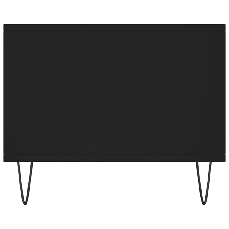 Salontafel 90x50x40 cm bewerkt hout zwart MeubelReus