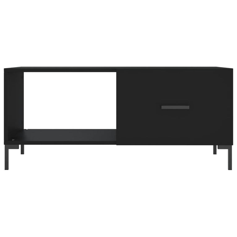 Salontafel 90x50x40 cm bewerkt hout zwart MeubelReus