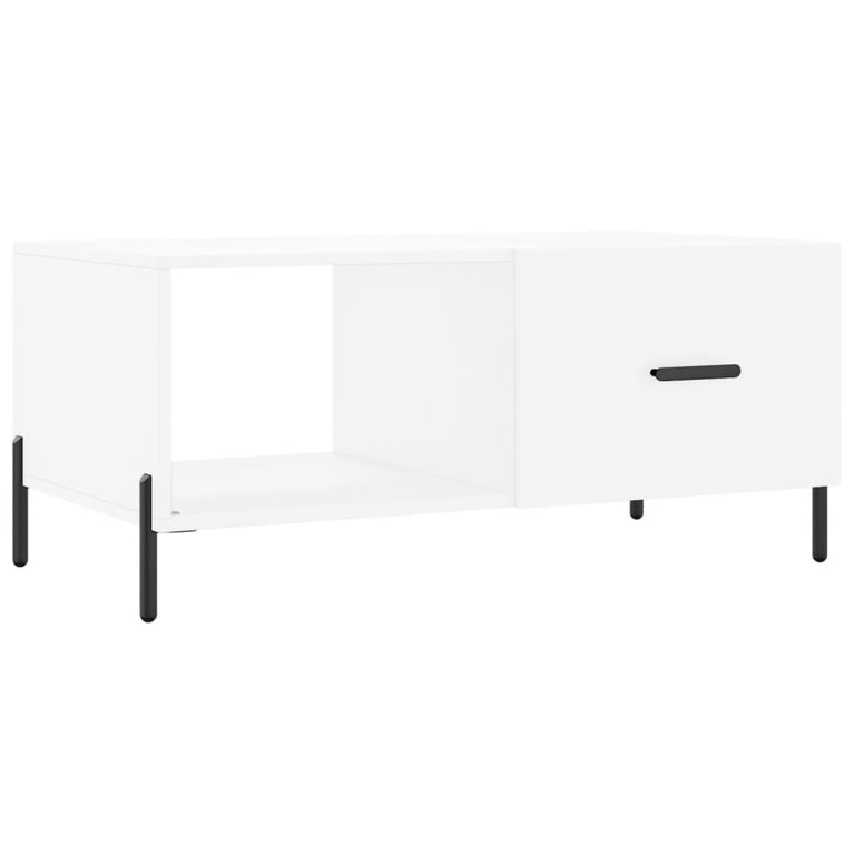 Salontafel 90x50x40 cm bewerkt hout wit MeubelReus
