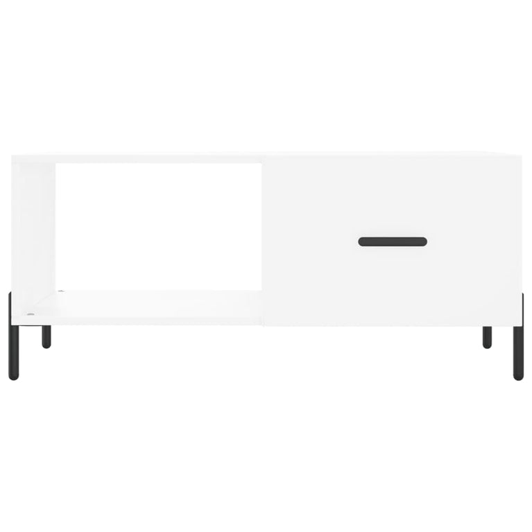 Salontafel 90x50x40 cm bewerkt hout wit MeubelReus