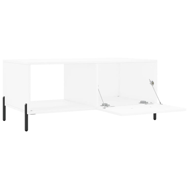 Salontafel 90x50x40 cm bewerkt hout wit MeubelReus