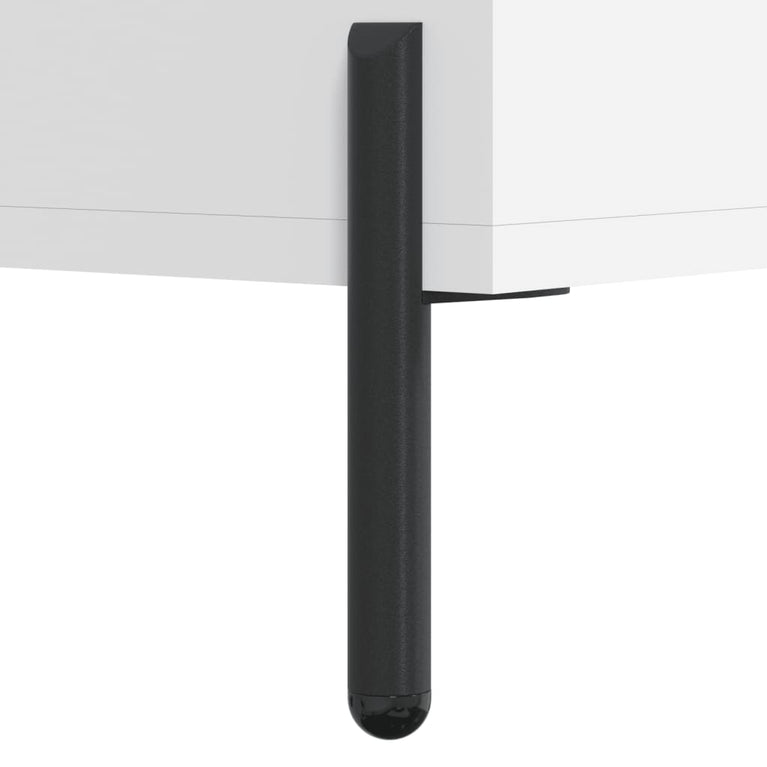 Salontafel 90x50x40 cm bewerkt hout wit MeubelReus