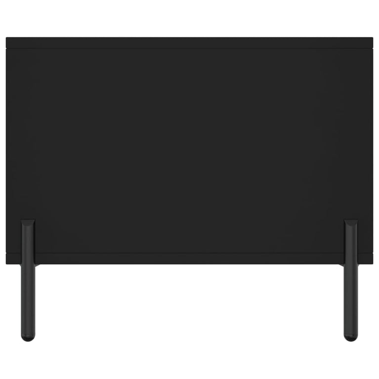 Salontafel 90x50x40 cm bewerkt hout zwart MeubelReus