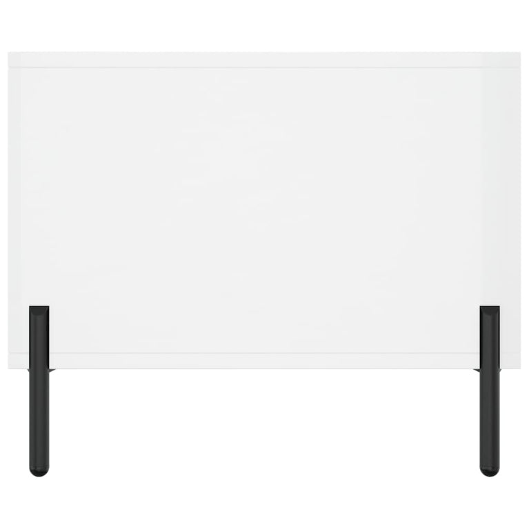 Salontafel 90x50x40 cm bewerkt hout hoogglans wit MeubelReus