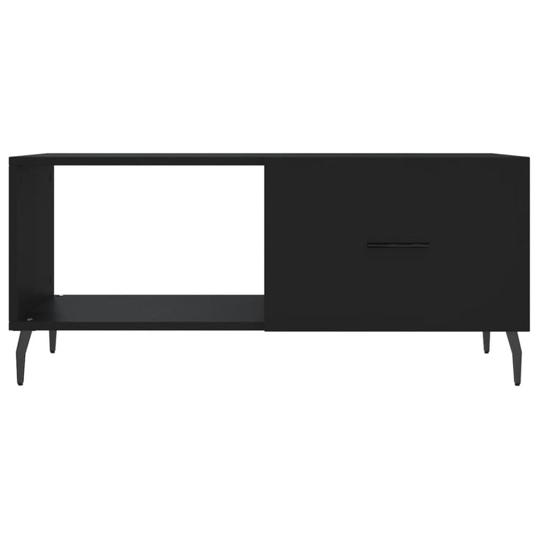 Salontafel 90x50x40 cm bewerkt hout zwart MeubelReus