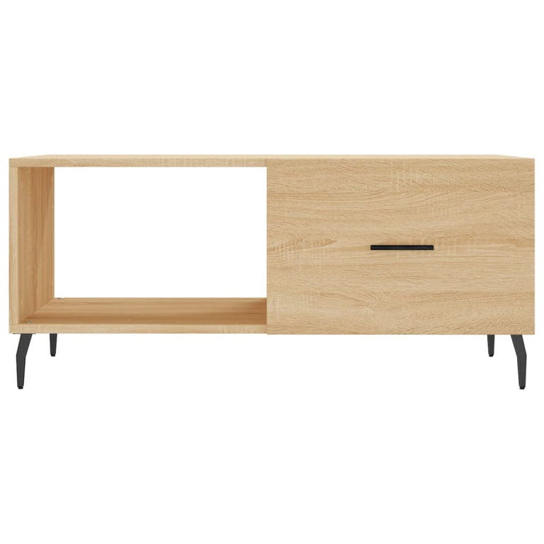 Salontafel 90x50x40 cm bewerkt hout sonoma eikenkleurig MeubelReus