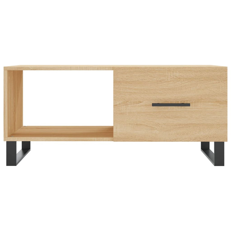 Salontafel 90x50x40 cm bewerkt hout sonoma eikenkleurig MeubelReus
