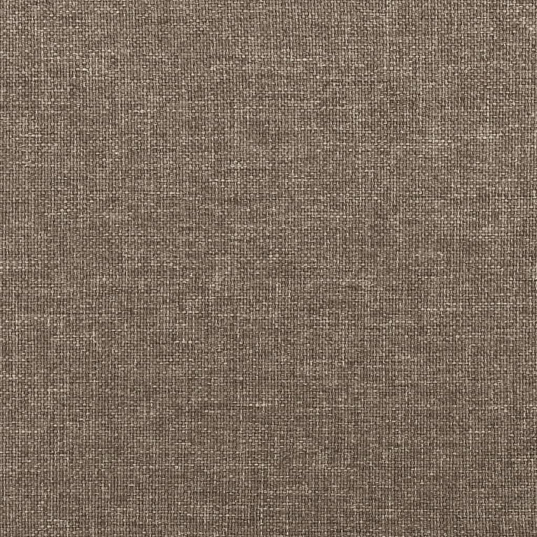 Boxspring met matras stof taupe 90x200 cm