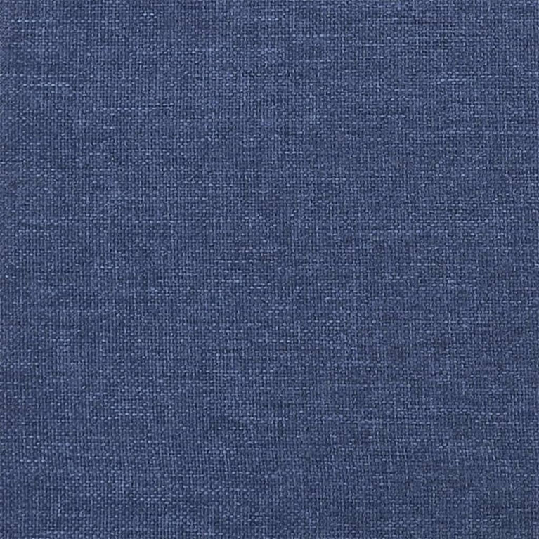 Boxspring met matras stof blauw 100x200 cm