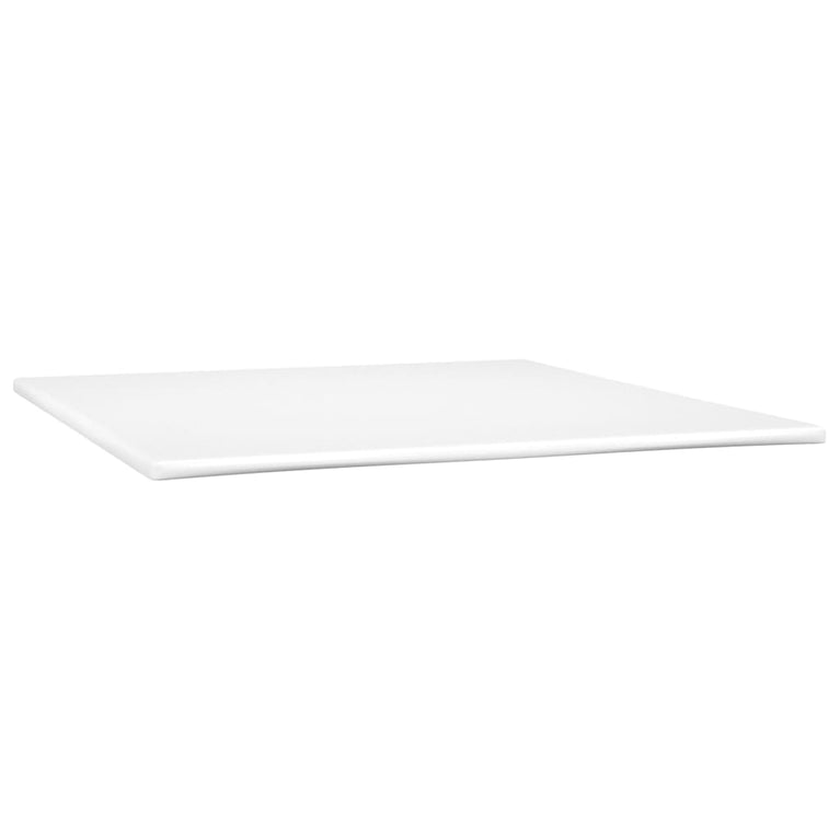Boxspring met matras stof blauw 160x200 cm