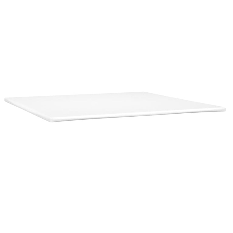 Boxspring met matras stof blauw 200x200 cm