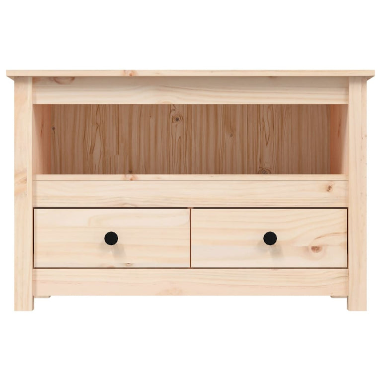 Tv-meubel 79x35x52 cm massief grenenhout MeubelReus