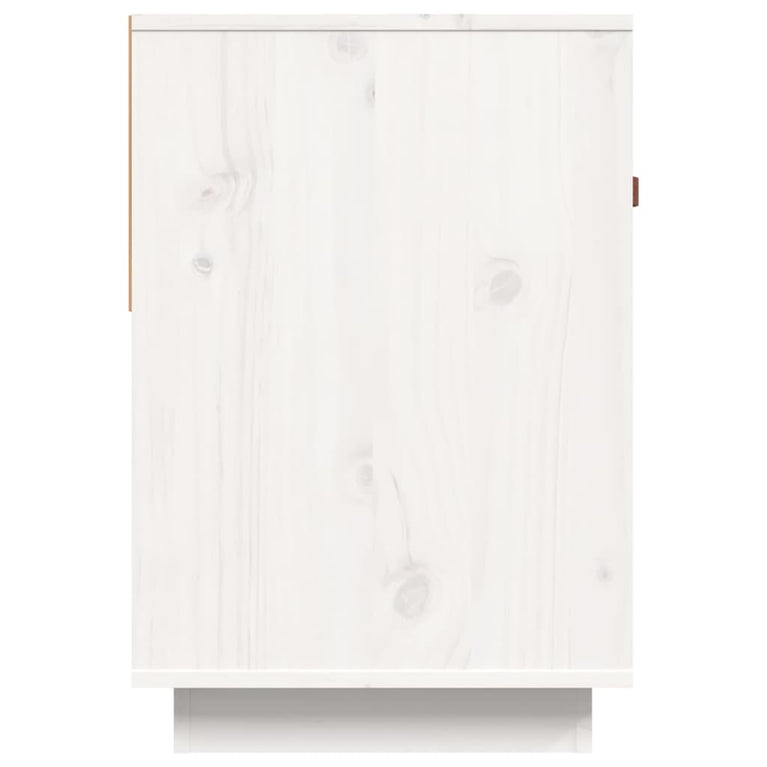 Tv-meubel 90x40x60 cm massief grenenhout wit MeubelReus