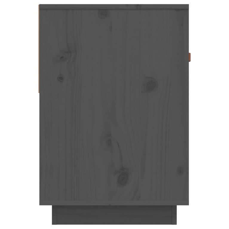 Tv-meubel 90x40x60 cm massief grenenhout grijs MeubelReus