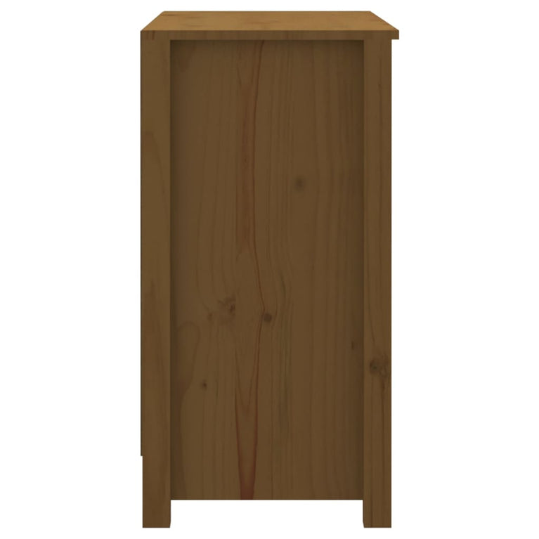 Boekenkast 80x35x68 cm massief grenenhout honingbruin MeubelReus