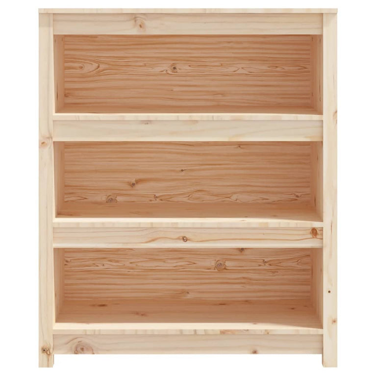 Boekenkast 80x35x97 cm massief grenenhout MeubelReus