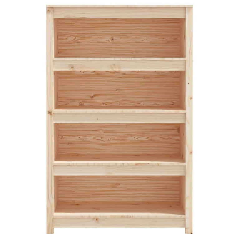 Boekenkast 80x35x126 cm massief grenenhout MeubelReus