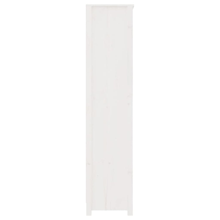 Boekenkast 80x35x154 cm massief grenenhout wit MeubelReus