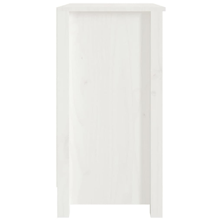 Boekenkast 50x35x68 cm massief grenenhout wit MeubelReus