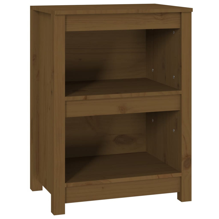 Boekenkast 50x35x68 cm massief grenenhout honingbruin MeubelReus
