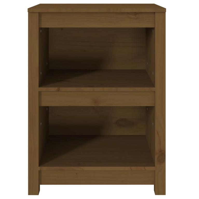 Boekenkast 50x35x68 cm massief grenenhout honingbruin MeubelReus