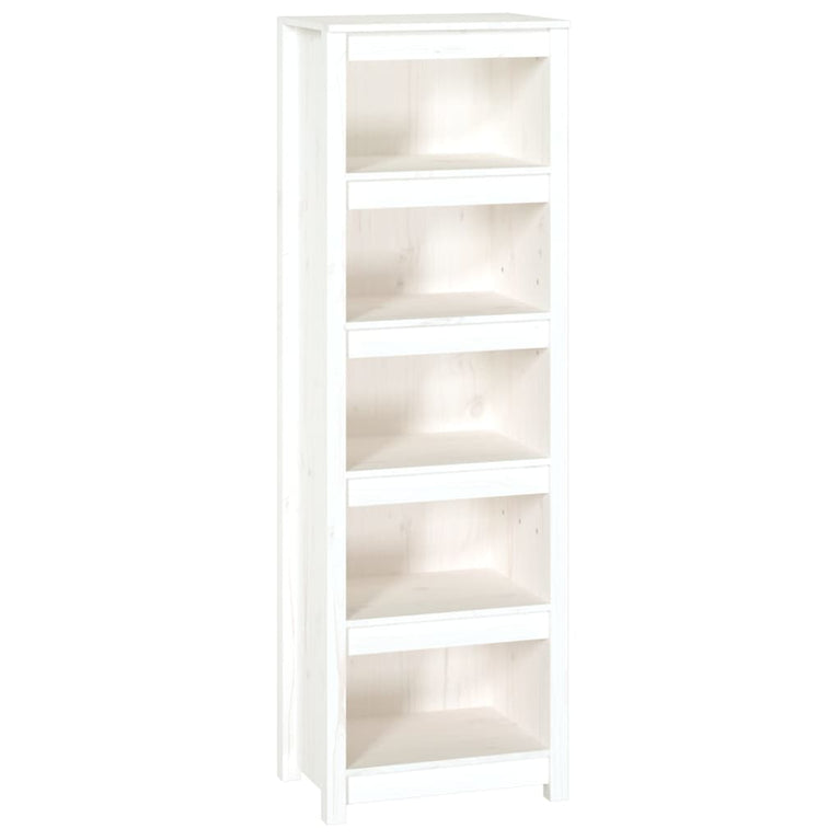 Boekenkast 50x35x154 cm massief grenenhout wit MeubelReus