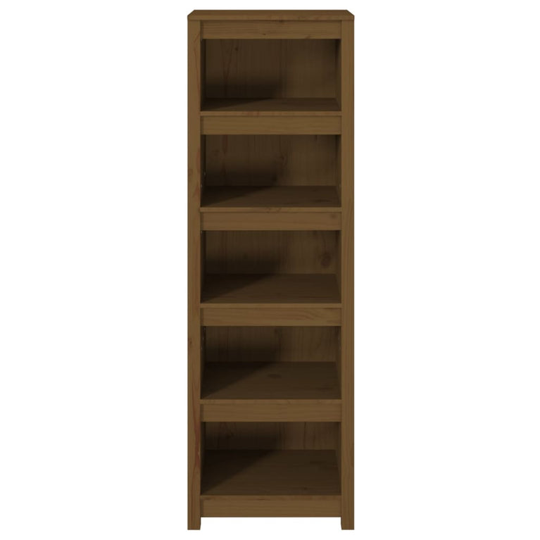 Boekenkast 50x35x154 cm massief grenenhout honingbruin MeubelReus