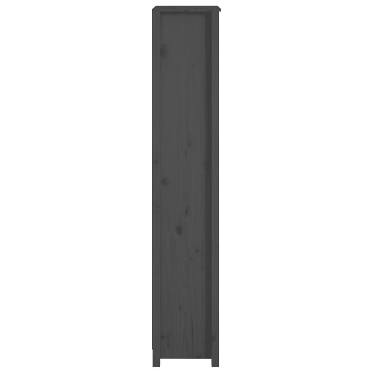Boekenkast 50x35x183 cm massief grenenhout grijs MeubelReus