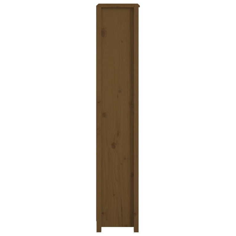Boekenkast 50x35x183 cm massief grenenhout honingbruin MeubelReus
