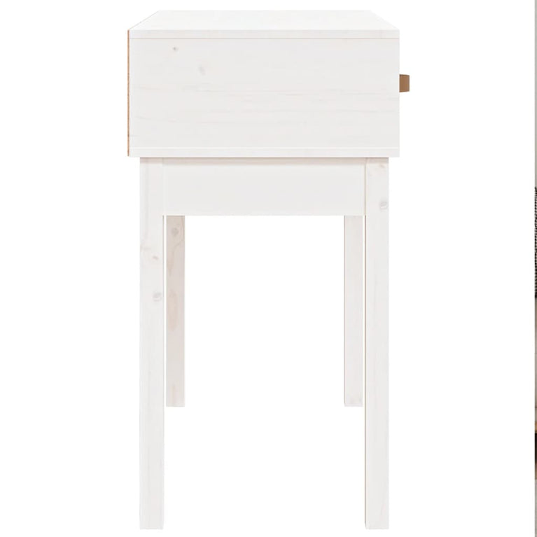 Wandtafel 76,5x40x75 cm massief grenenhout wit MeubelReus