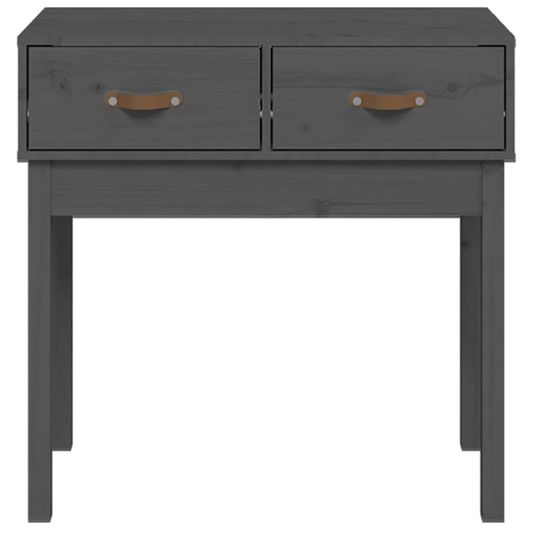 Wandtafel 76,5x40x75 cm massief grenenhout grijs MeubelReus