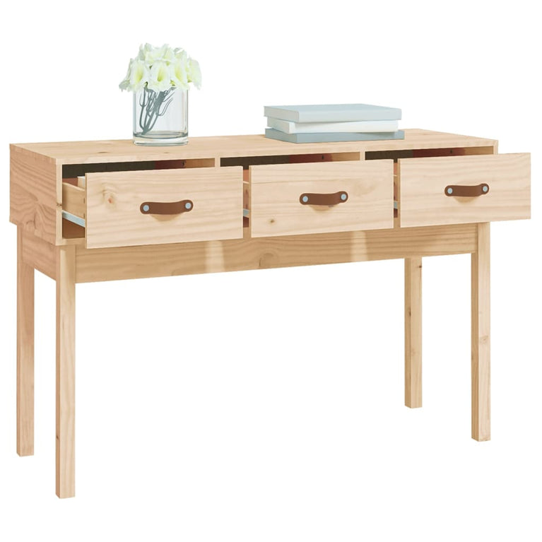 Wandtafel 114x40x75 cm massief grenenhout MeubelReus