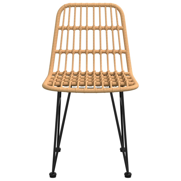 Tuinstoelen 2 st 48x62 84 cm PE-rattan MeubelReus
