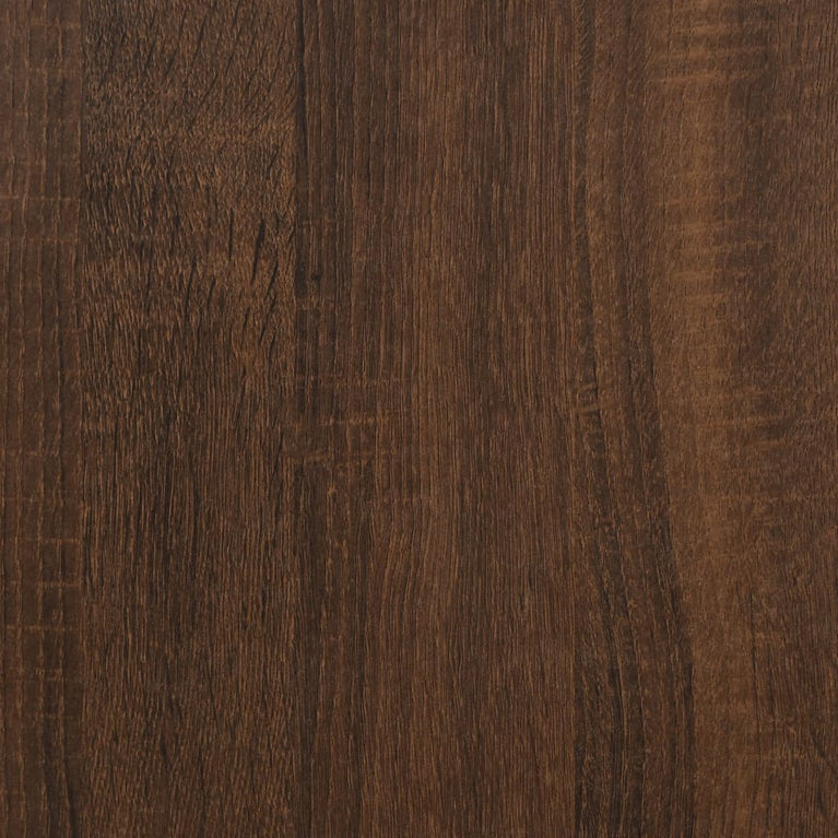 Bijzettafel 40x40x40 cm bewerkt hout bruin eikenkleur MeubelReus