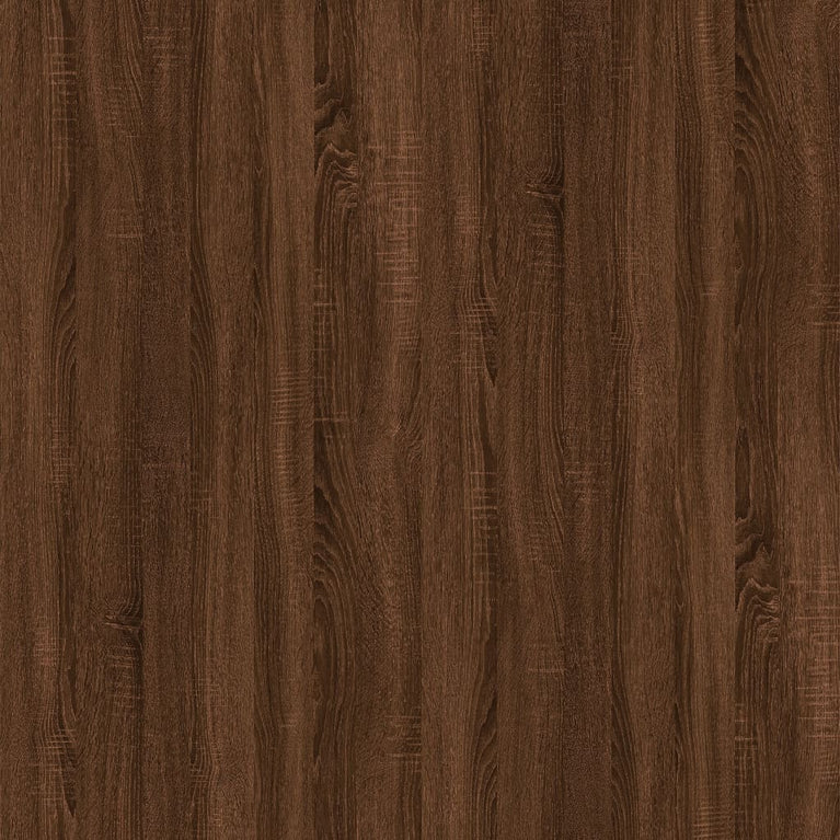 Bijzettafel 55x38x45 cm bewerkt hout bruin eikenkleur MeubelReus